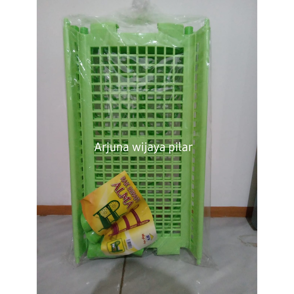 Rak Sepatu serbaguna susun 2 ALMA (terbaru) +Bubblewrap