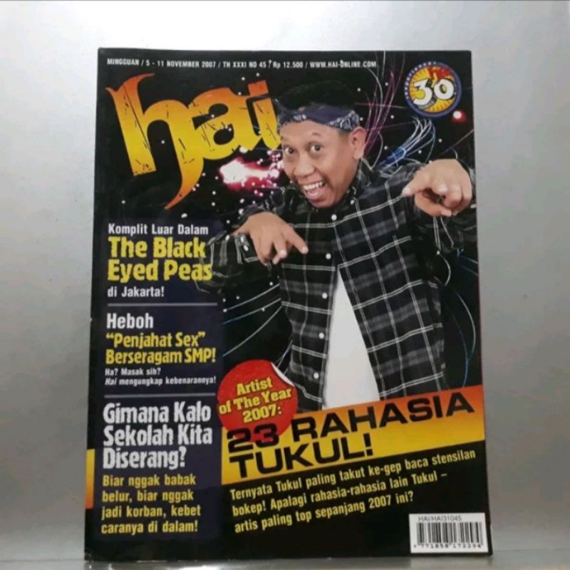 Majalah HAI No 45 - November 2007 - Cover Tukul Arwana