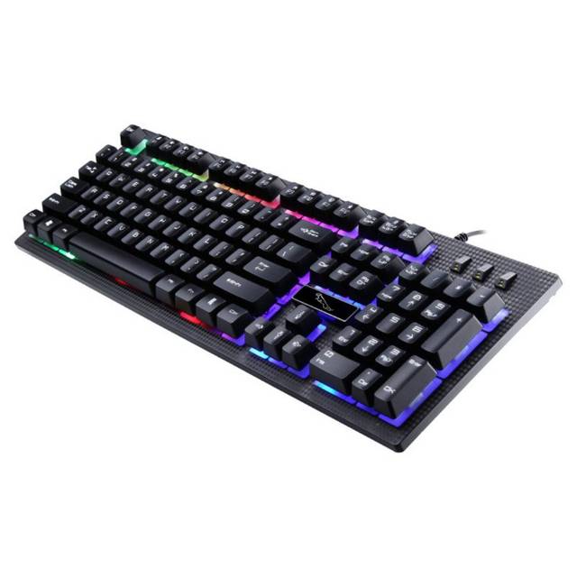 Leopard G20 USB Keyboard Gaming murah Gamer LED Backlight RGB