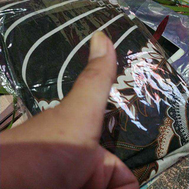 Batik Solehah Batik Couple Keluarga Maura Couple - Sania Ruffle Batik Couple Ori Ndoro Jowi Garansi