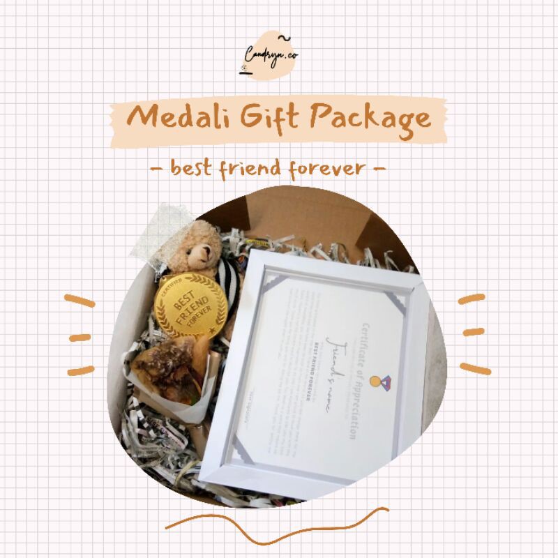 

Medali Best Friend Forever Gift Package