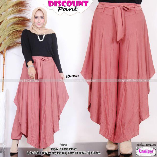 Celana Kuot Payung Black Jumbo Hitam