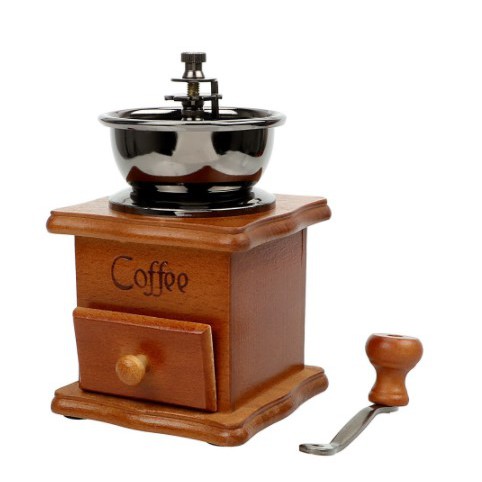 [GILINGANKOPI] - Mrosaa Alat Penggiling Kopi Manual Coffee Grinder - 16290 - Brown