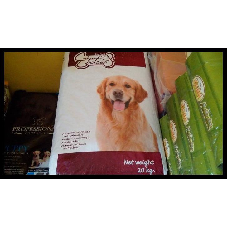 DOG FOOD CHEF CHOICE BEEF 20KG