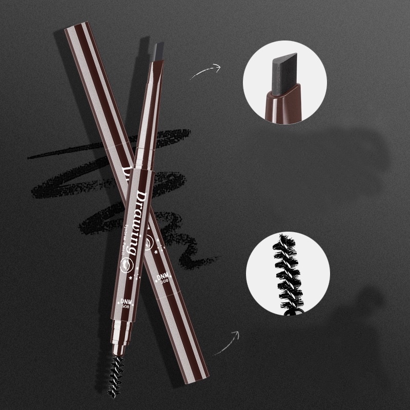 PENSIL ALIS DNM 7 WARNA EYEBROW PENCIL WATERPROOF eyebrow pen DNM ORIGINAL TERMURAH KOSMETIK ALIS