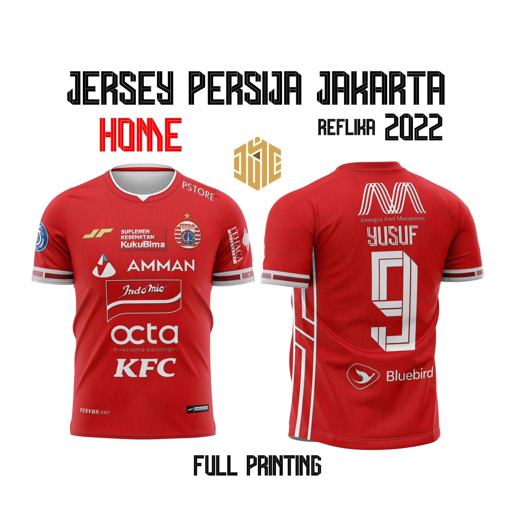 Jual JERSEY SEPAK BOLA PERSIJA JAKARTA 2022/2023 Bahan Premium (Reflika) Hanya Atasan Shopee
