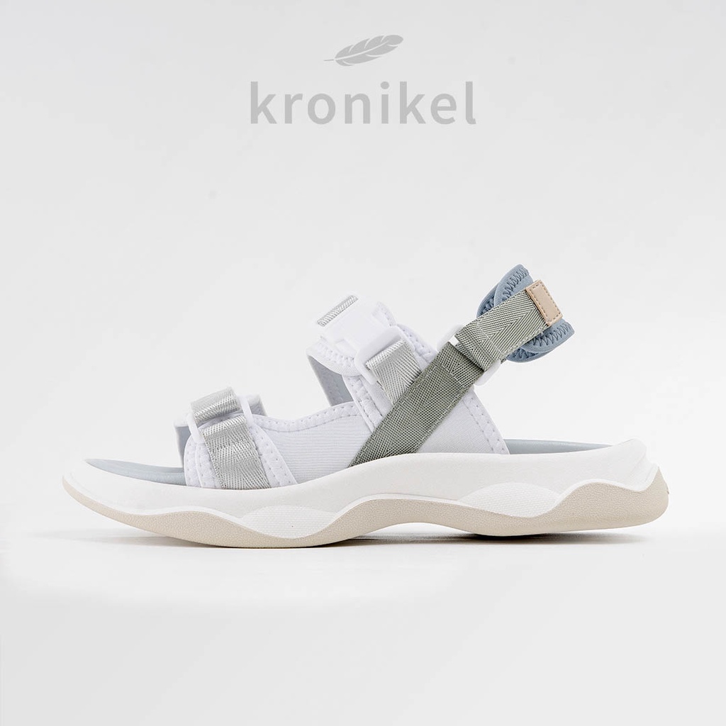 [PREMIUM LOKAL BRAND] KRONIKEL PROJECT // LEVI 2-in-1 Sandals - Sage Green