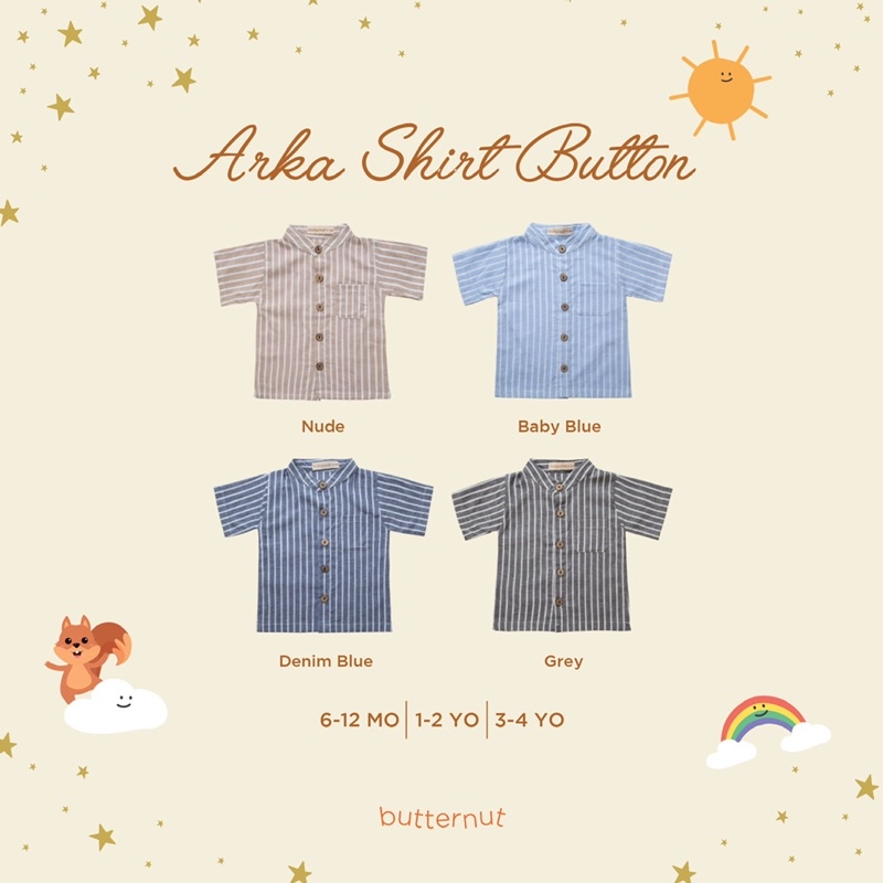 BUTTERNUT - ARKA SHIRT BUTTON