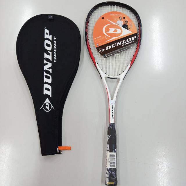 Raket racket squash squosh squos sekuos skuosh dunlop blaze inferno cover tas