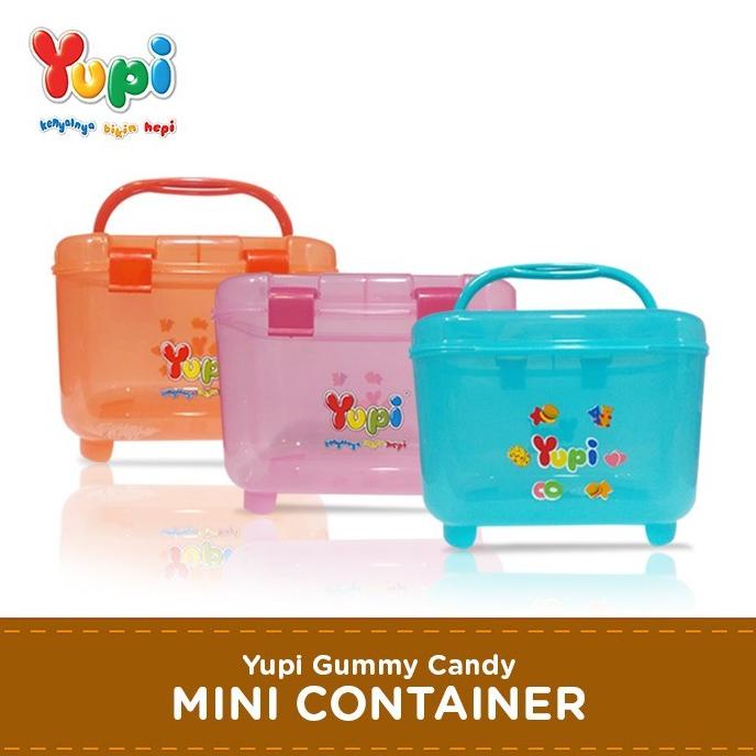 

YUPI GUMMY CANDY PERMEN MINI CONTAINER