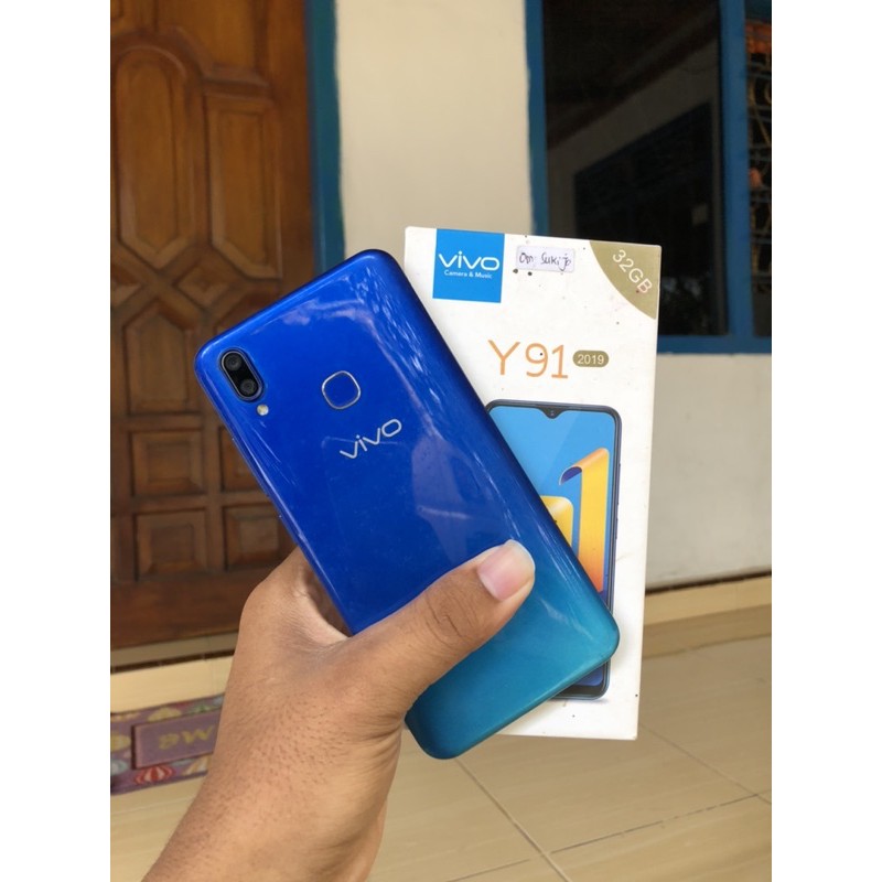 hp seken/second vivo y91 2019 ram 2/32 fullset mulus nokenn