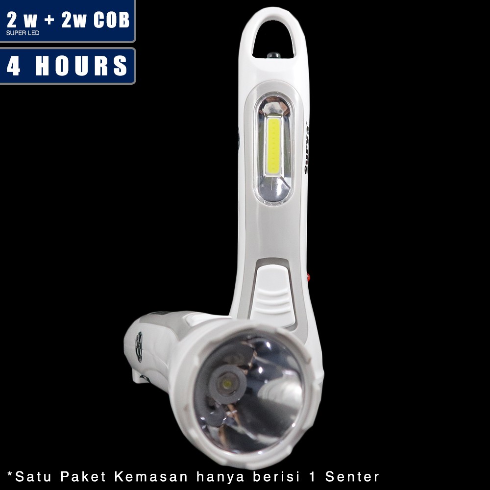 Lampu Emergency 2 in 1 senter lentera LED SYT 2W 2COB