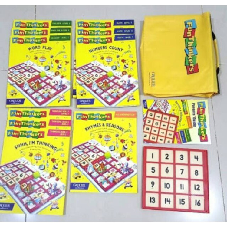 Fun thinker Funthinkers Funthinker fun thinkers asli segel dari grolier