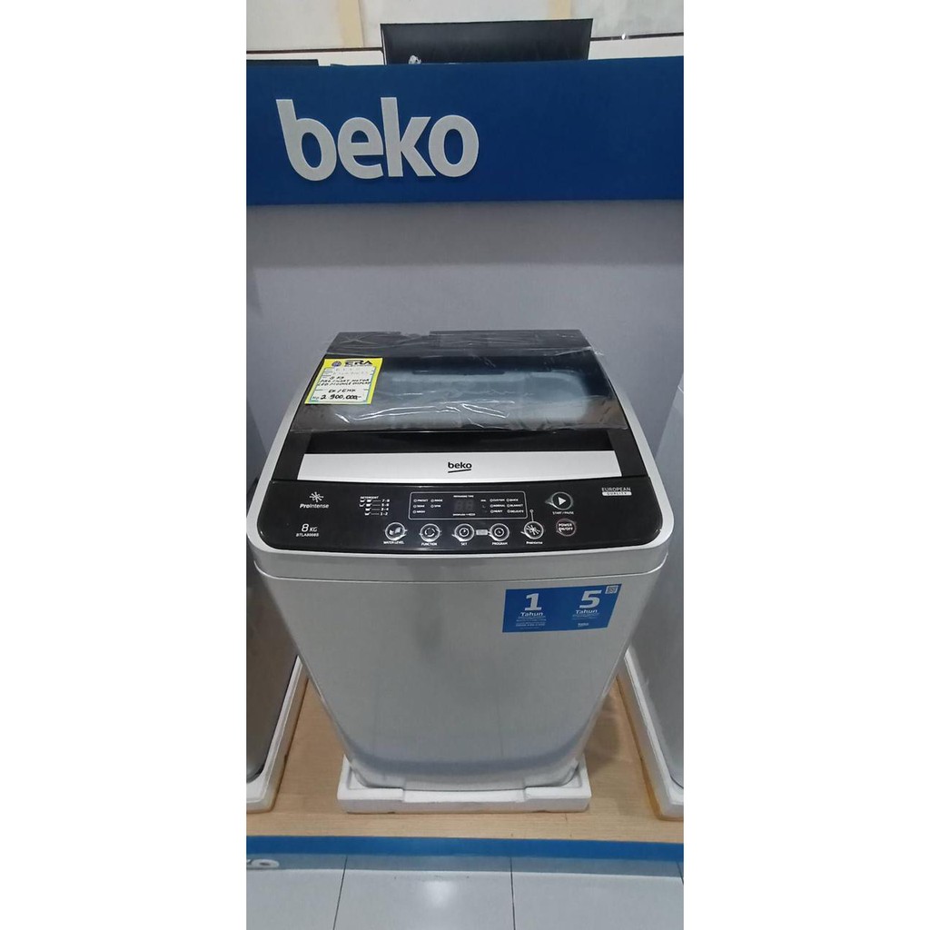 MESIN CUCI TOP LOADING BEKO BTLA8008 8 KG 1 TABUNG