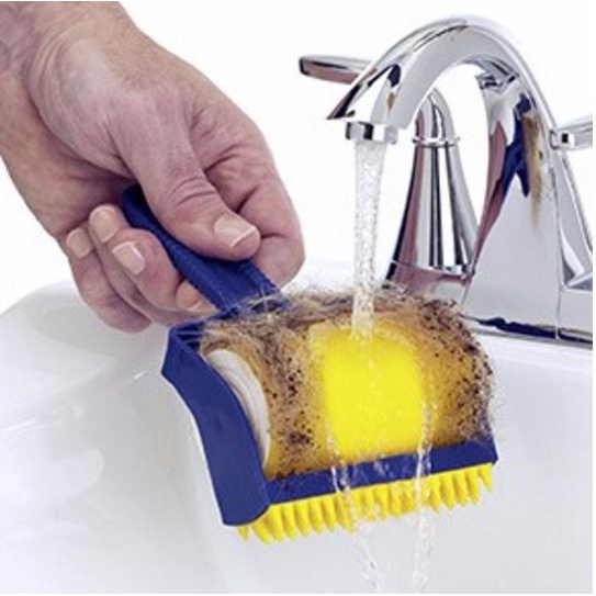 Sikat rol roller Pembersih perekat kotoran Bulu &amp; Debu STICK BUDDY 2in1 di karpet sofa pembersih ajaib serba guna