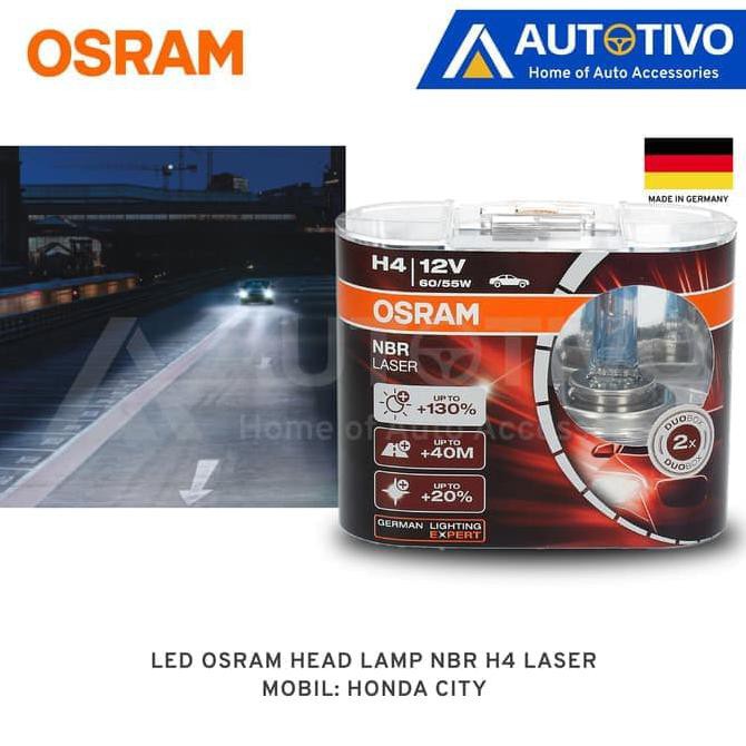 DISCOUNT LAMPU MOBIL DEPAN TOYOTA CALYA LED OSRAM HEAD LAMP NBR H4 LASER - PUTIH #5