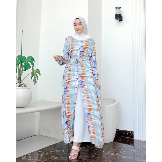 RAIN MAXI (ld104, pjg 133) - Gamis Busui Tie Dye