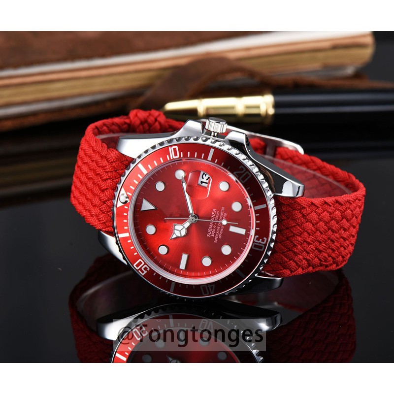 [COD] Free Box Jam Tangan Pria Rolex Sunbmariner Tanggal / Pusat Grosir Murah G9