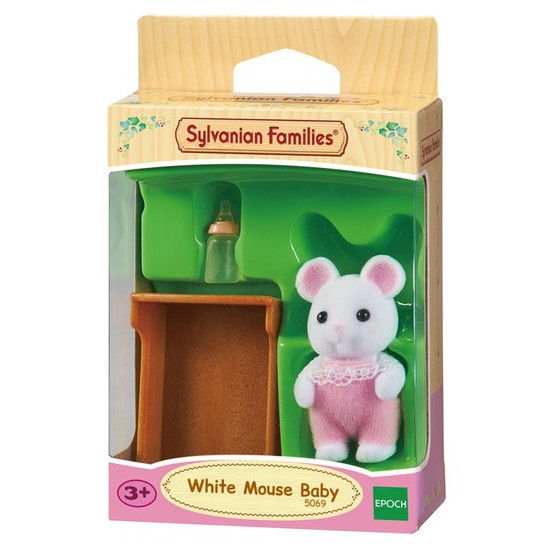 sylvanian families white mouse family