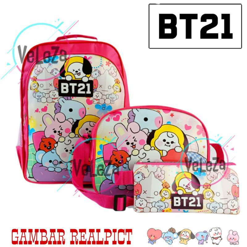 Tas ransel anak karakter 3in1- tas ransel anak