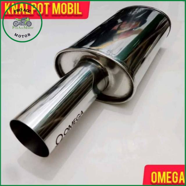 knalpot racing muffler OMEGA full stainless BRIO JAZZ ACCORD CAMRY LANCER TIMOR