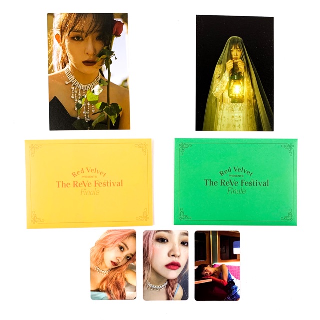 [sharing] RED VELVET - The Reve Festival : Finale Photocard / Postcard