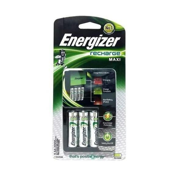 Charger Energizer Maxi AA / AAA + 4 Baterai AA 2000 mAh Energizer Maxi