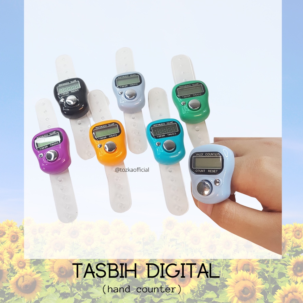 Tasbih digital I  Alat hitung digital Tasbih I Hand counter I Tozka official