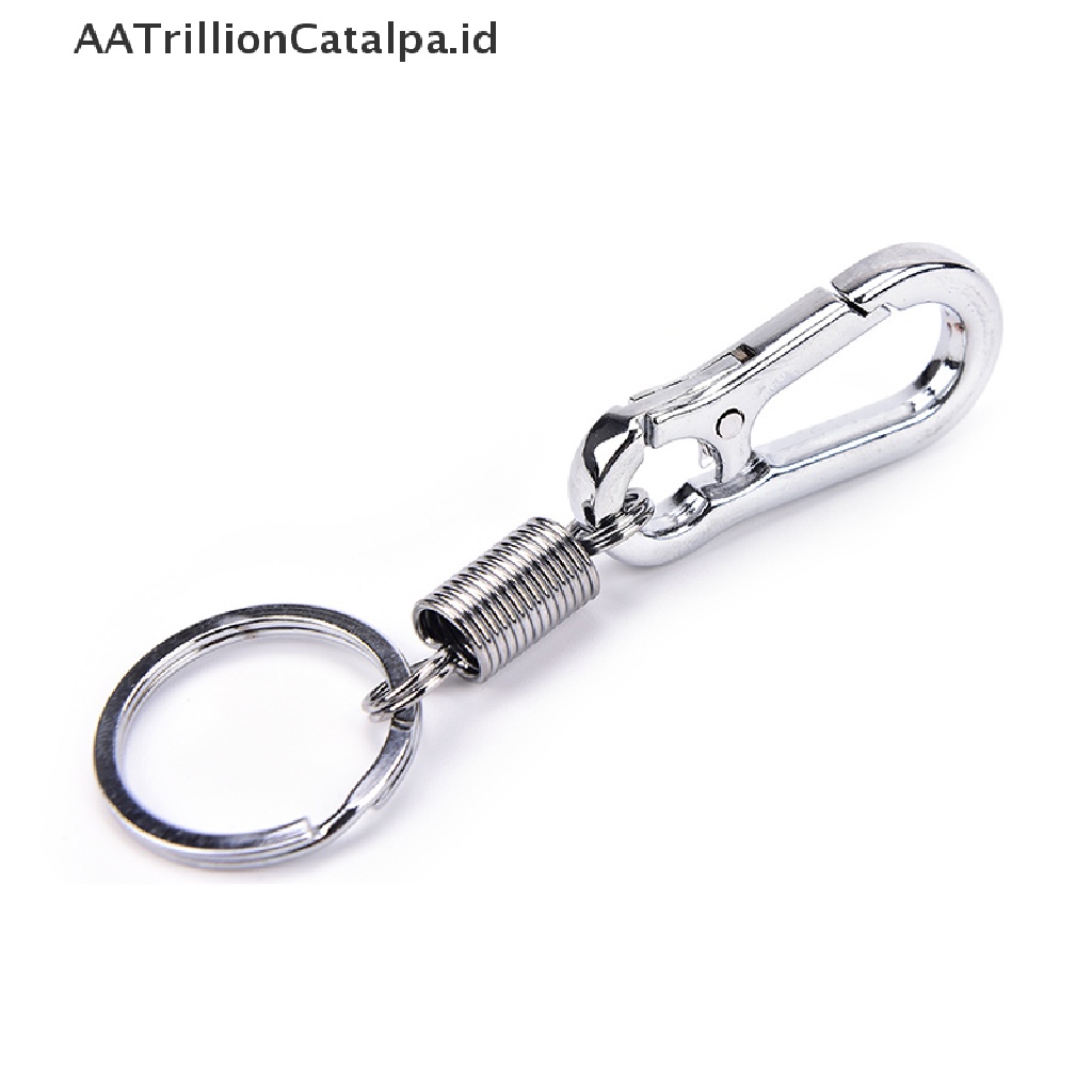 Aatrillioncatalpa 1pc Gantungan Kunci carabiner Bentuk Labu Bahan Stainless steel anti Hilang