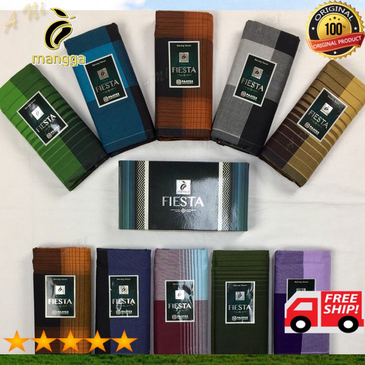 M99-10 Kain Sarung Motif Random Acak Original Cap MANGGA Dewasa