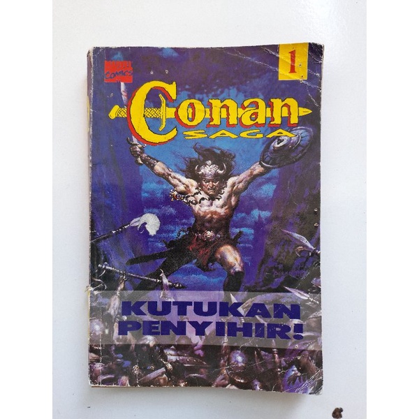 BUKU MARVEL COMIC-CONAN SAGA KUTUKAN PENYIHIR BEKAS PRELOVED