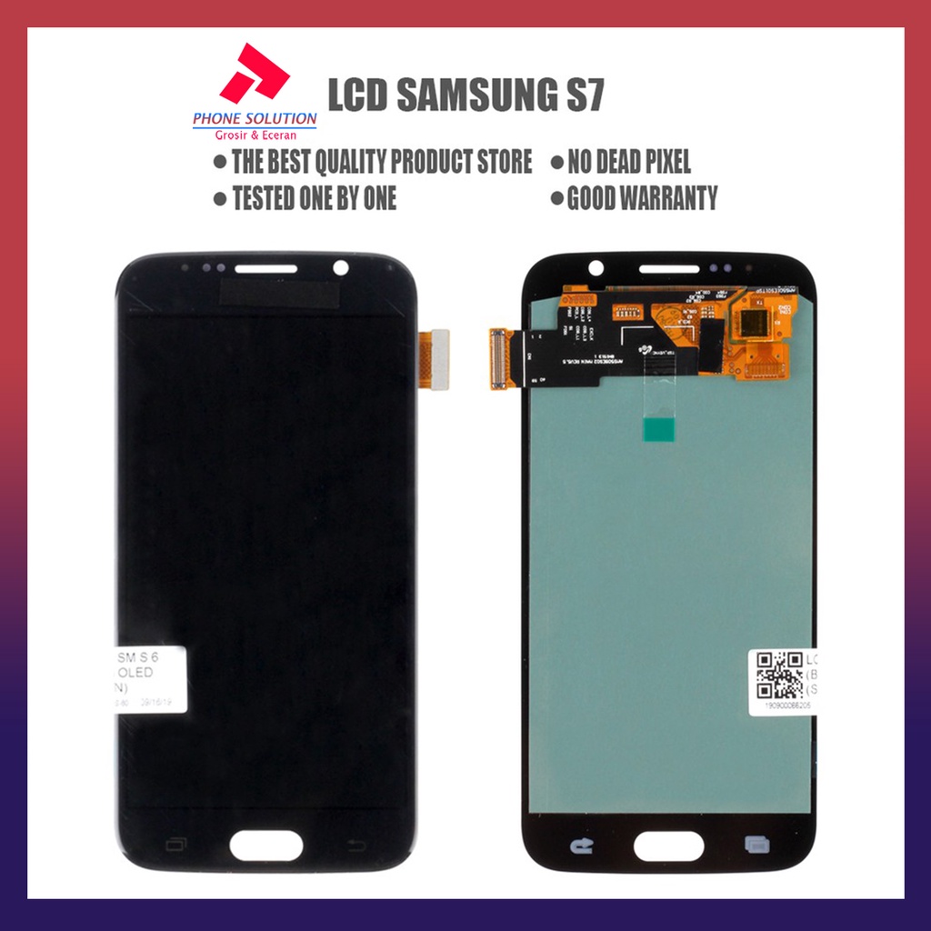 LCD Samsung S7 Flat G930 Fullset Touchscreen // Supplier LCD Samsung - Garansi 1 Bulan