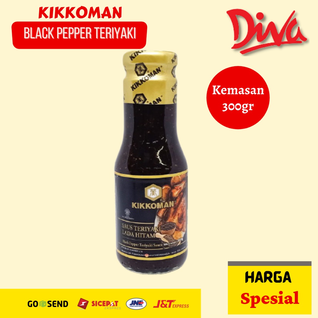 

[300gr] Kikkoman Black Pepper Teriyaki - Saus Blackpepper