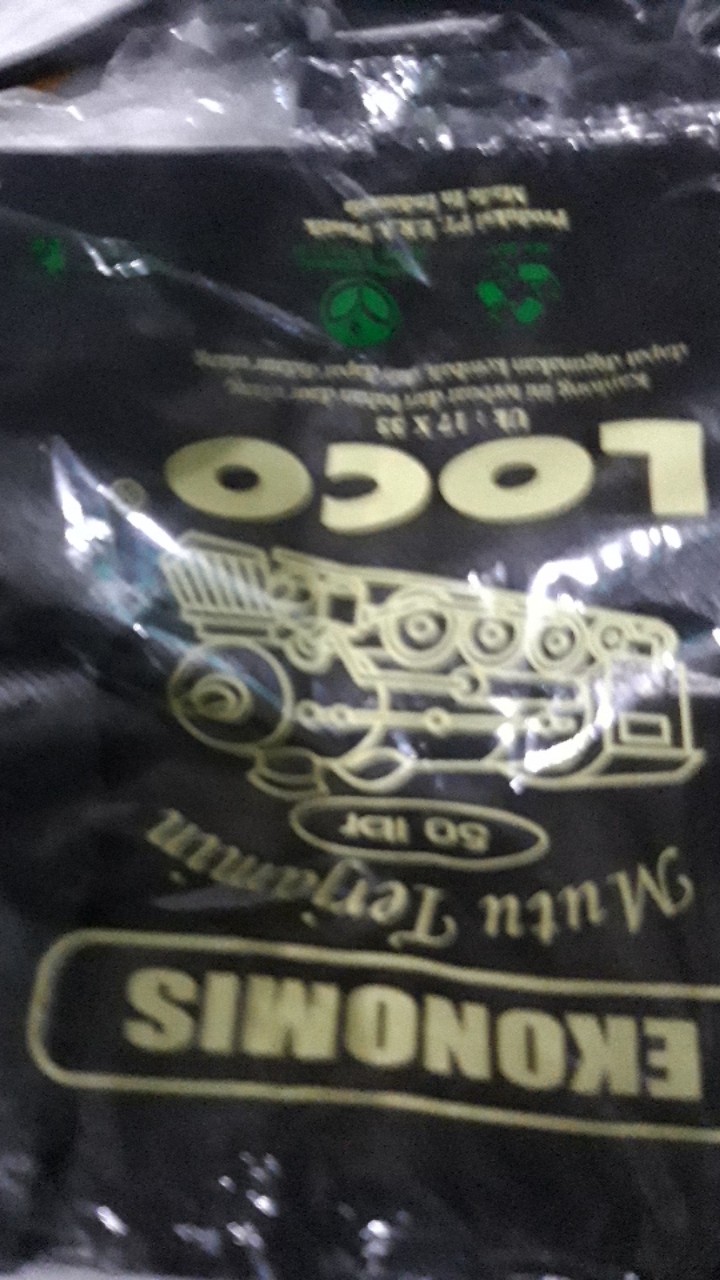 Loco - Kantong Plastik Hitam Hd Pe Tebal Ori 100%