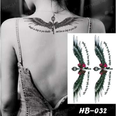 ❅tatto temporary sayap tatto temporer tahan lama dan tahan air cod