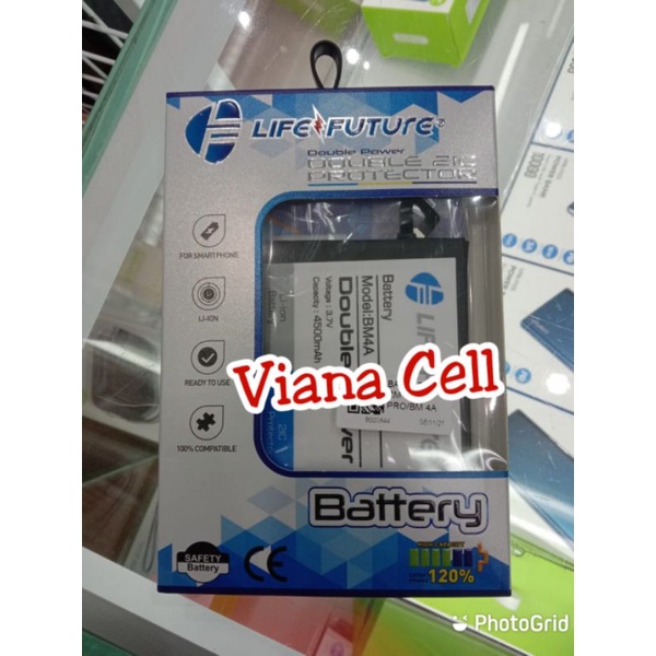 LF DOBEL BATERAI BATRE BATREI BATTERY XIAOMI XIOMI REDMI PRO BM4A BM 4A DOUBLE POWER LIFE FUTURE