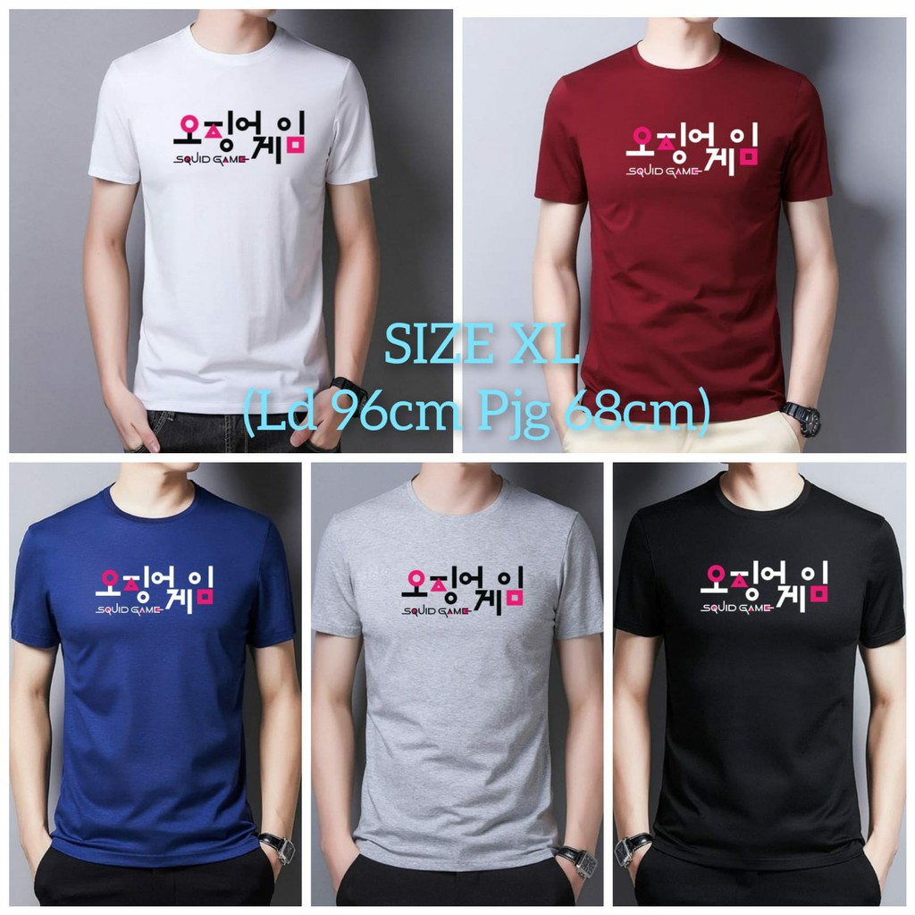 JOSJOLI_STORE/Baju Kaos Oblong Sangwo/Atasan Pria Dewasa Lengan Pendek/Size M,L,XL