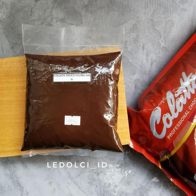 

COLATTA CHOCOLATE FILLING CHOCO FILLING REPACK 500 GRAM ledolci92 Kualitas Baik