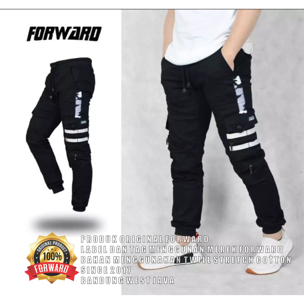  Celana  joger jogger  cargo ziper forward  system Shopee 