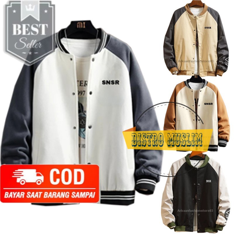 AKN - JAKET BOMBER CANVAS PRIA / JAKET BOMBER DISTRO / JAKET BOMBER ORIGINAL / JAKET BOMBER BASEBAL#