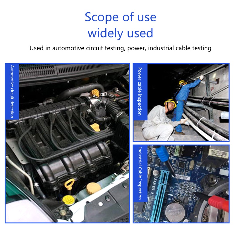 Btsg Isolasi Piercing Jarum Non destructive Pin Test Probes 4mm Banana Socket Mobil