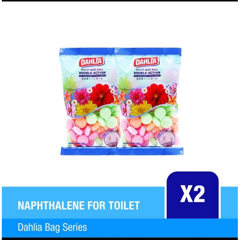 Kamper Dahlia Napthalene toilet 150gr WARNA X 2pack