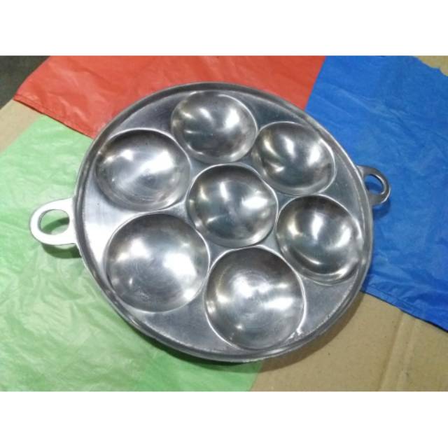 Cetakan lumpur apem jumbo isi 7