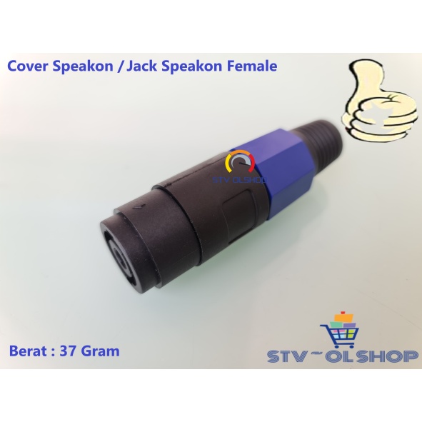 Cover Speakon / Soket Spikon / Female Speakon