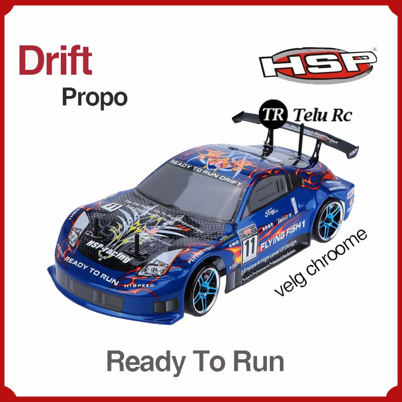 Rc Car Drift 4WD Propo Mobil Remote 
