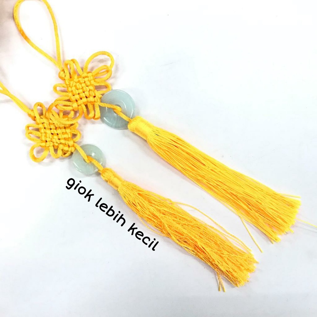 10 PCS - 19 CM TASEL GIOK IMLEK ANYAM / CHINESE TASSEL