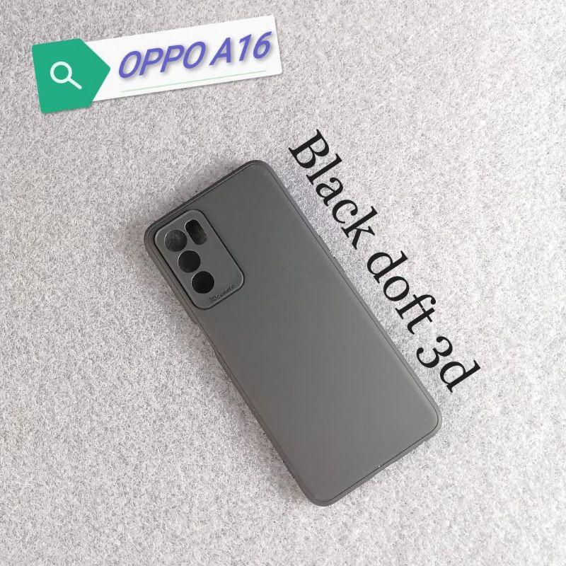 OPPO A16 TPU/SOFT CASE BLACK DOVE
