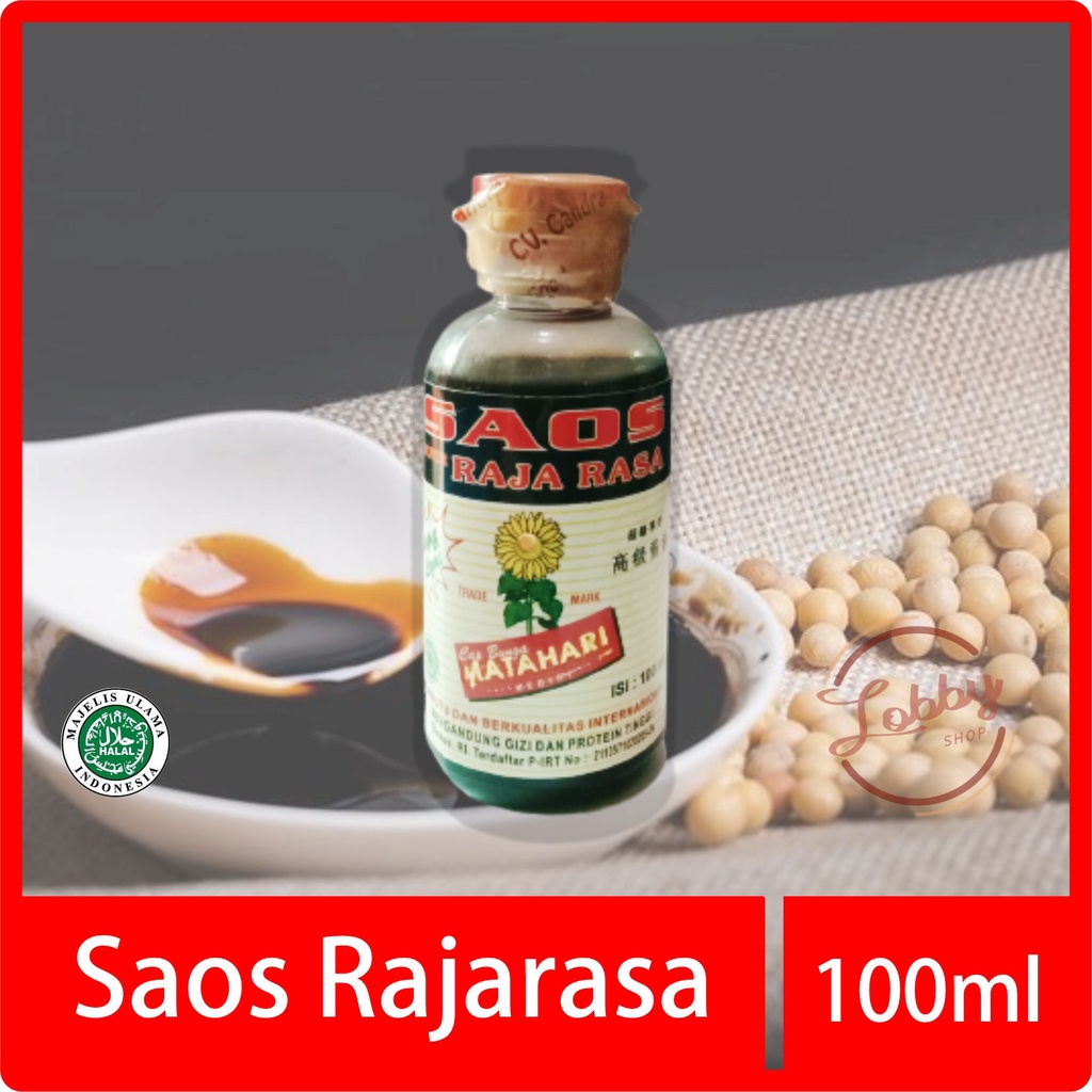 Saus Raja Rasa organik Cap Matahari Kemasan 100ml (HALAL) | Saos Rajarasa | Penyedap Masakan nasi go