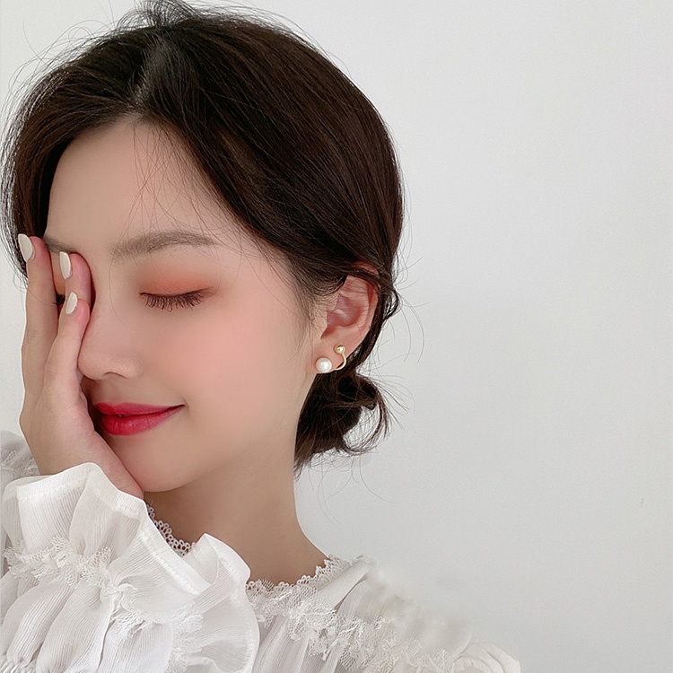 Anting Mutiara Simple Lucu Kekinian Fashion Korea Aksesoris Dalika