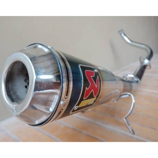 Knalpot Racing Akrapovic Beat Spacy Scoopy Beat Street Vario FI